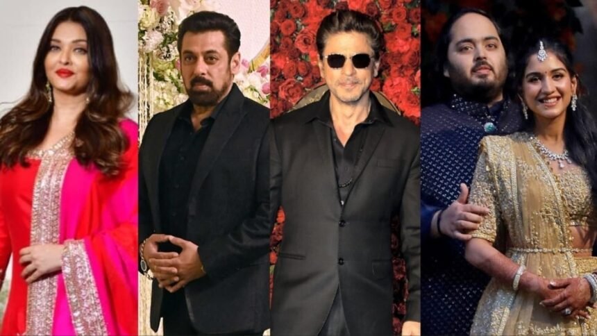 Aishwarya Rai, Salman Khan, Shah Rukh Khan will attend Anant Ambani and Radhika Merchant's pre-wedding festivities.