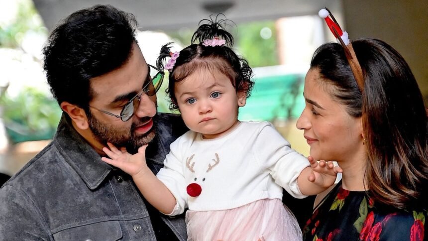 Mahesh Bhatt reacts to Ranbir Kapoor and Alia Bhatt revealing daughter Raha’s face in front of paparazzi. (File Photo/AFP)