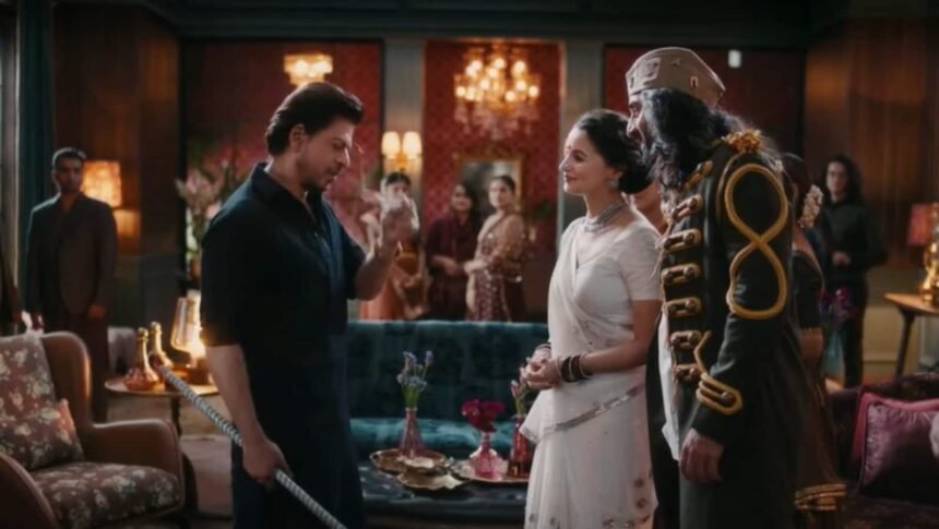 Shah Rukh Khan crashes Alia Bhatt and Ranbir Kapoor's party in new commercial.