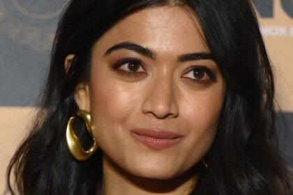 Rashmika Mandanna poses during the promotion of her film Animal in Mumbai. (File Photo/AFP)