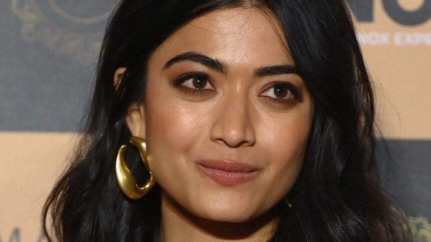 Rashmika Mandanna poses during the promotion of her film Animal in Mumbai. (File Photo/AFP)