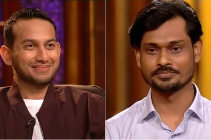 Ritesh Agarwal was impressed with the young entrepreneur from Bihar. (Photo: Shark Tank India/YouTube)